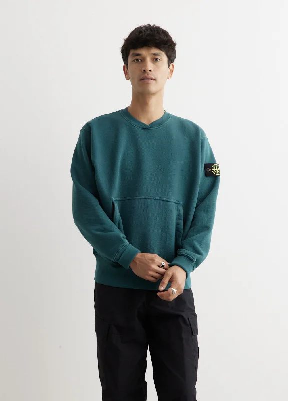 Badge Pouch Pocket Oversized Sweatshirt