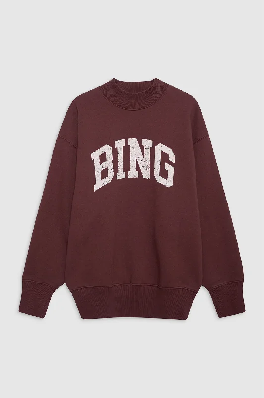 Bradie Sweatshirt Bing - Deep Burgundy