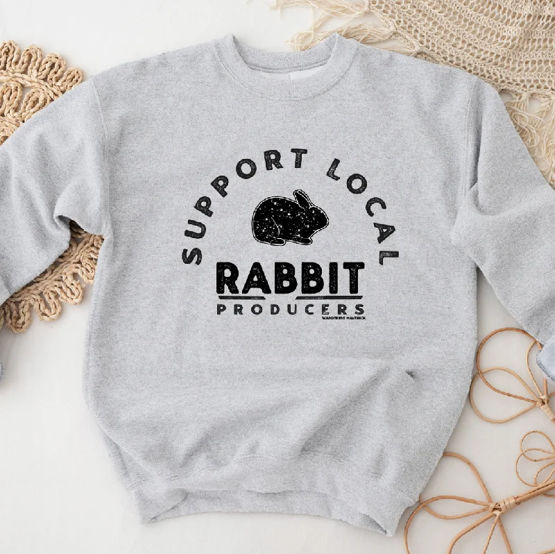 Support Local Rabbit Producers Crewneck (S-3XL) - Multiple Colors!